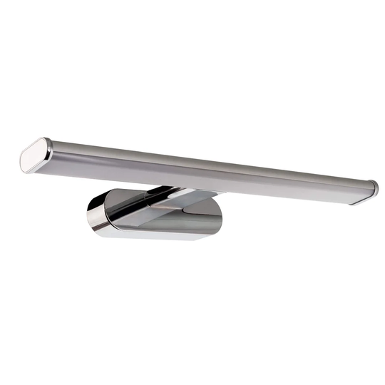 Athlene 1 - Light LED Silver Mirror Light