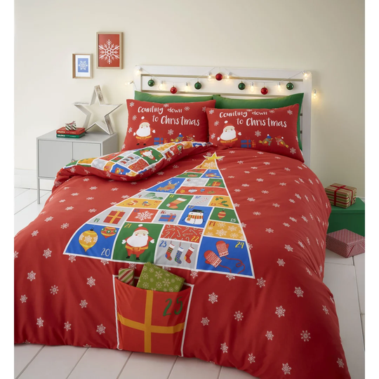 Countdown to Christmas Duvet Cover Set