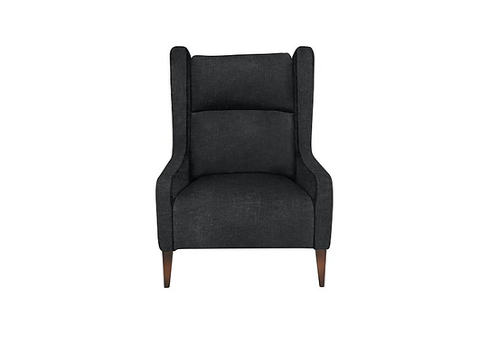 Boutique Palace Fabric Accent Chair - Grey