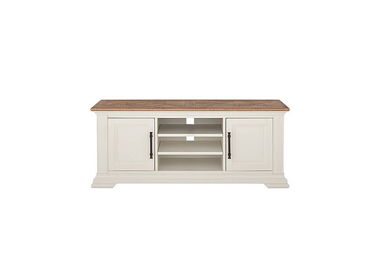 Pattern Wide TV Unit - Brown