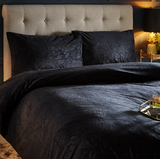 Black 64 TC Duvet Cover Set