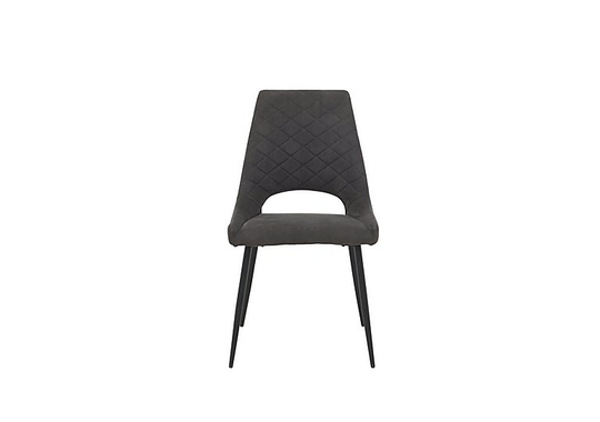 Metallica Fabric Dining Chair - Grey