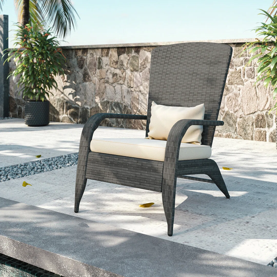 Holz Garden Chair with Cushion