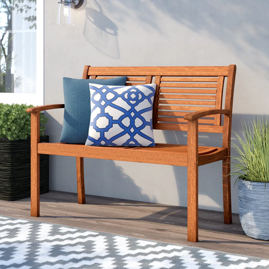 Adabpreet Solid Wood Traditional Bench