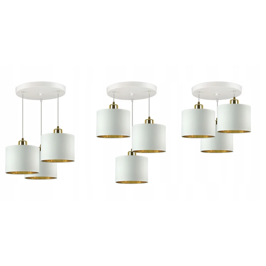 Caila 3 - Light Cluster Drum Pendant