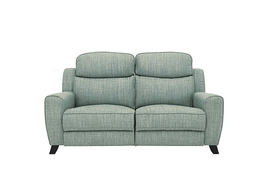 Comfort Story - Title 2 Seater Fabric Recliner Sofa with Power Headrests