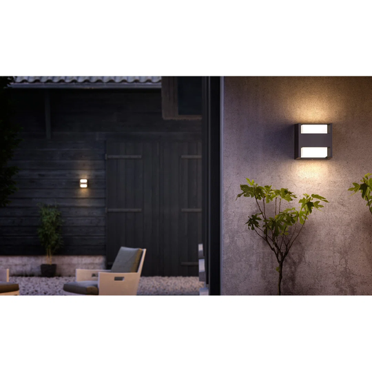 Philips Mygarden LED wall light Arbor 800Lm anthracite