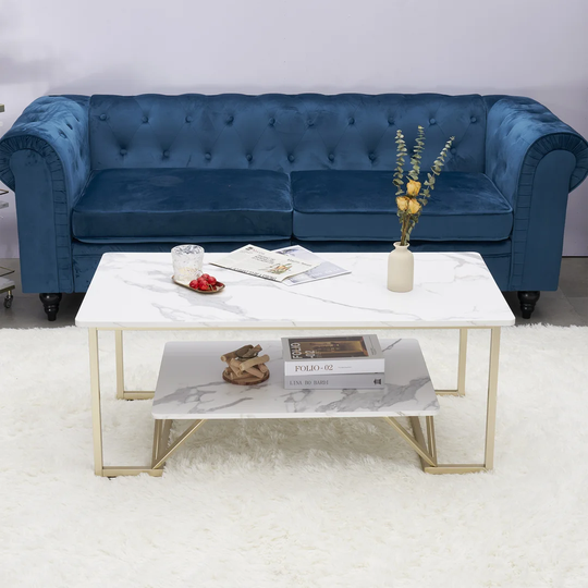 Kezzia Frame Coffee Table with Storage