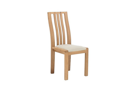 Ercol - Bosco Slatted Back Dining Chair - Cream