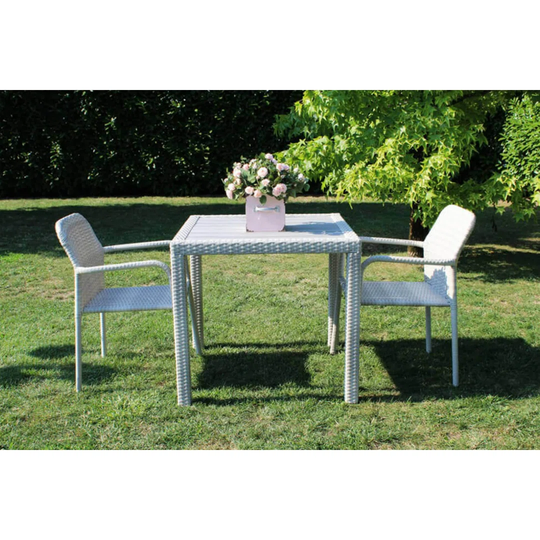 Adelelke Square 80Cm L Outdoor Dining Table