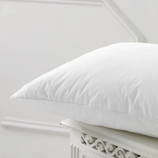 Milled Goose Feather Medium Support Pillow
