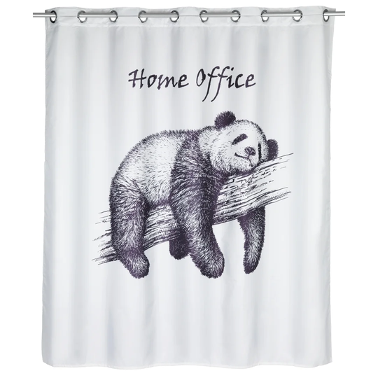 WENKO Anti-Mildew Shower Curtain Home Office Flex, Textile (Polyester), 180 X 200 Cm, Washable