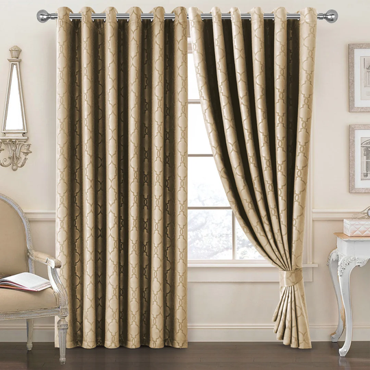 Abu Keegan Eyelet Blackout Thermal Sliding Panel Curtains