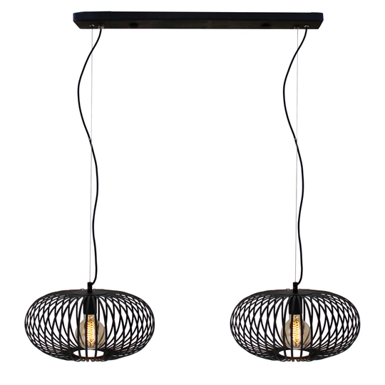 Poulsen 2 Light Kitchen Island Globe Pendant