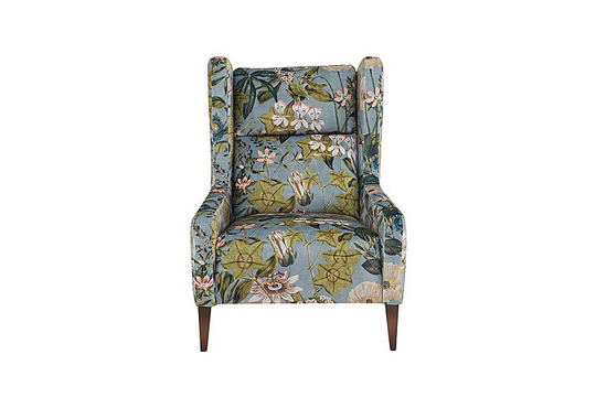 Boutique Palace Fabric Accent Chair - Pattern