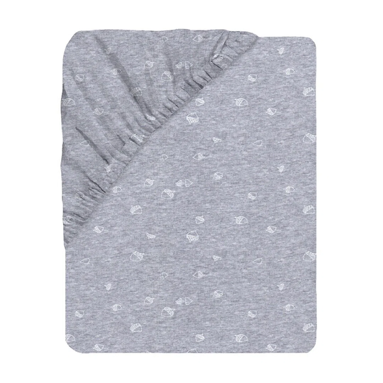 NightComfort 100% Jersey Cotton Knitted Strawberries Cot Bed Fitted Sheet Mattress Cover