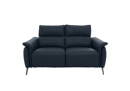 Jude 2 Seater Leather Sofa - Blue