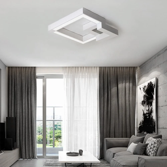 1 - Light 50Cm Unique/Statement LED Flush Mount