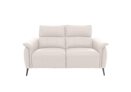 Jude 2 Seater Leather Sofa - White