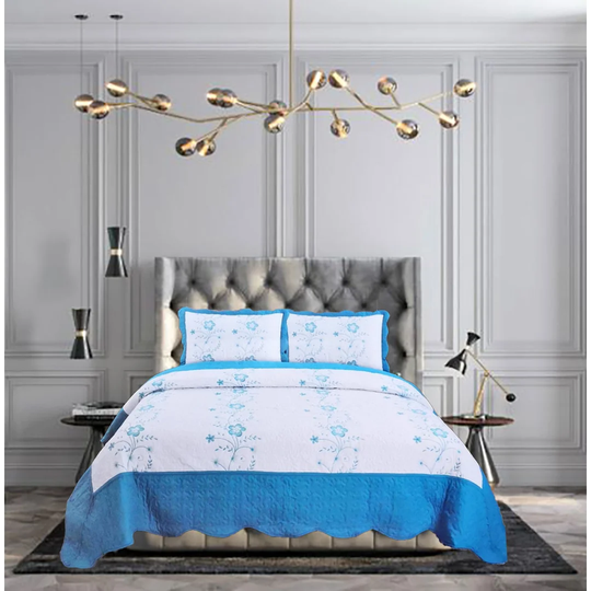 Budde Floret Bedspread Set with 2 Pillow Sham