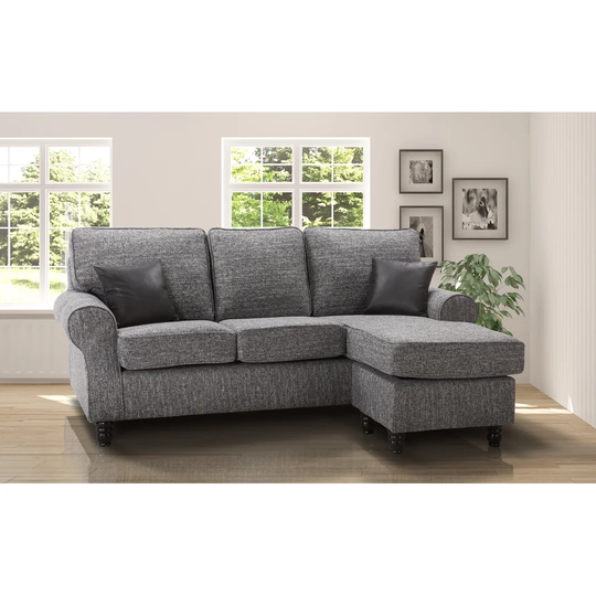 Reina 198" Wide Reversible Corner Sofa
