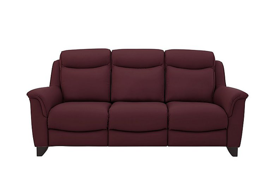 Parker Knoll - Manhattan 3 Seater Leather Sofa - Red