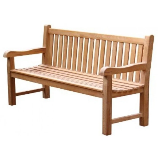 Peckler Teak Traditional Bench
