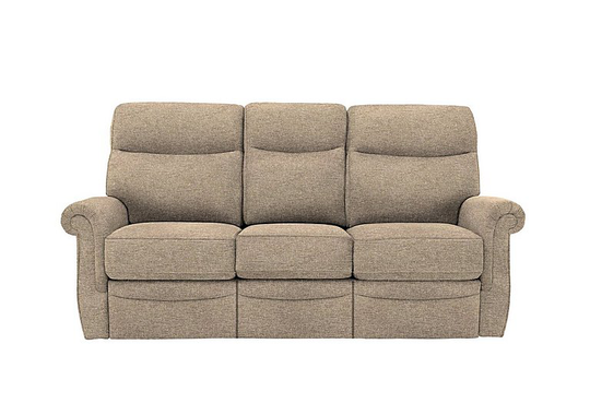 G Plan - Avon 3 Seater Fabric Manual Recliner Sofa - Beige