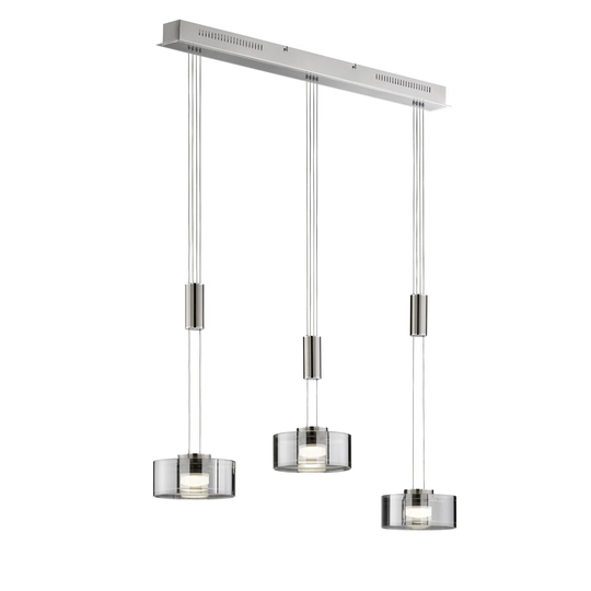 Gretchine 3 - Light Kitchen Island Linear Pendant