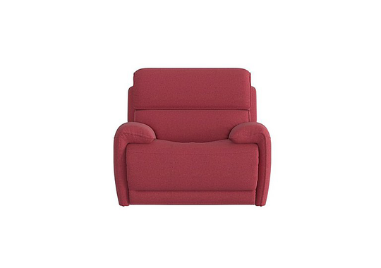 Link Fabric Power Recliner Armchair with Power Headrests - Red