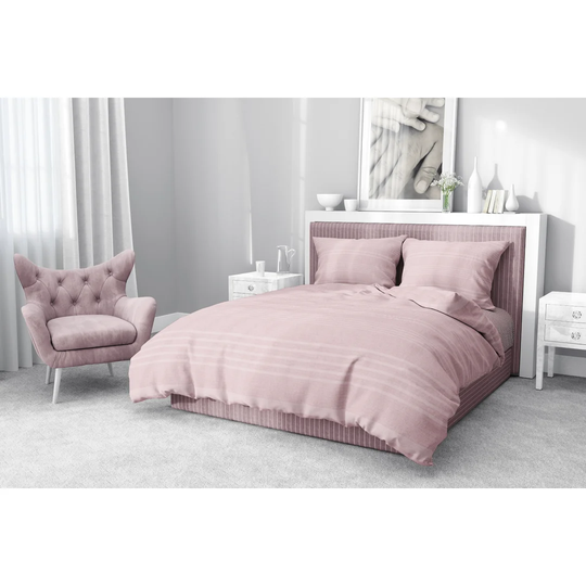 Harmony Pink/White Duvet Cover Set