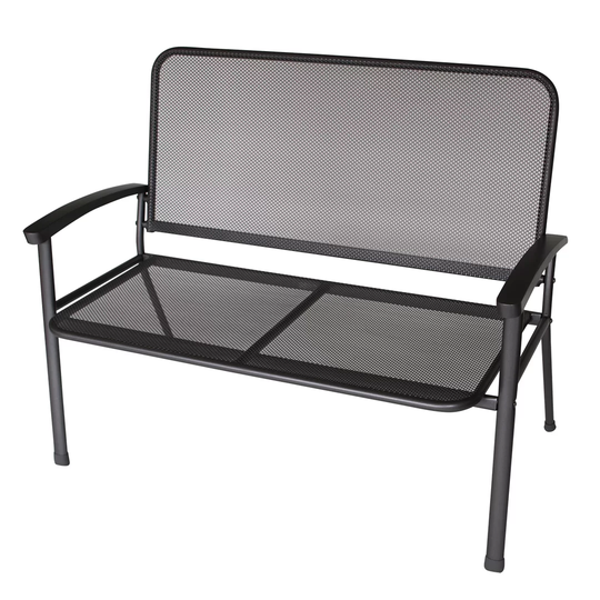 Phlox 2 Seater Metal Bench