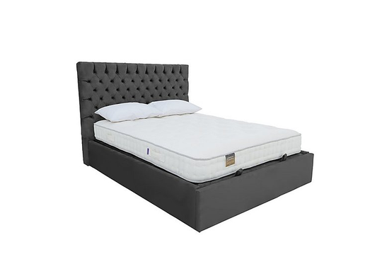 Sergio Ottoman Bed Frame - King Size - Grey