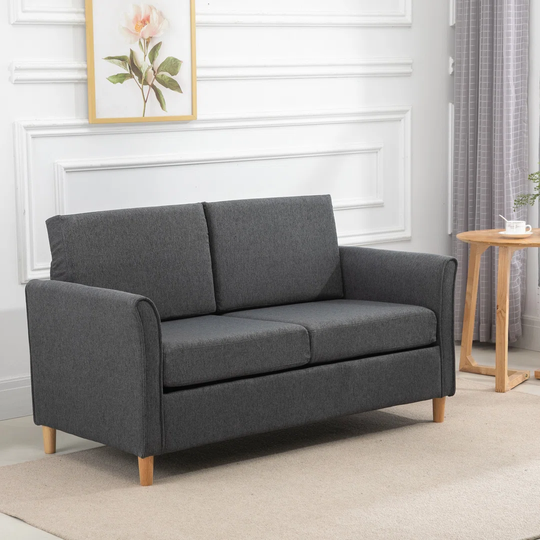 Stail 100% Linen 2 Seater Sofa
