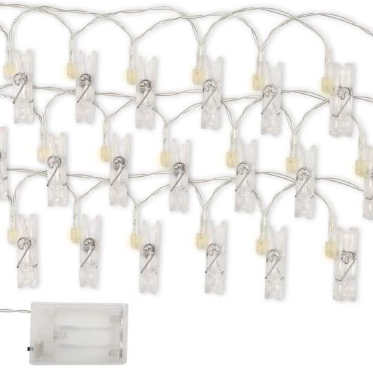 Tuna B.K.Light 5M LED Photo Clips String Light Mood Lighting Warm White Light