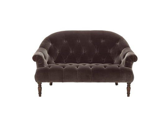 Alexander and James - New England Nantucket 2 Seater Fabric Sofa - Purple