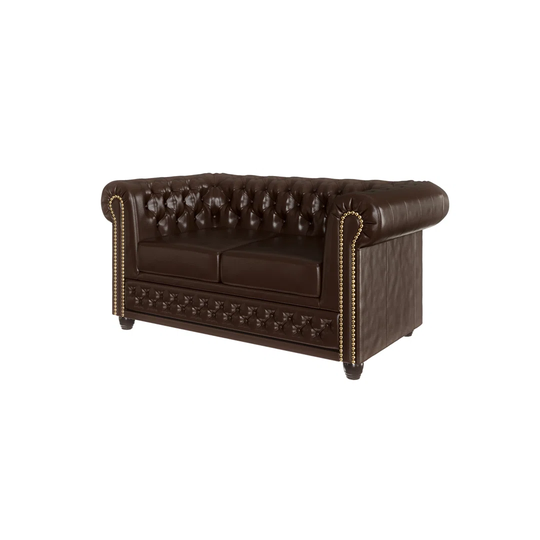 Quilted sofa with sleeping function 2 seater Chesterfield Erra