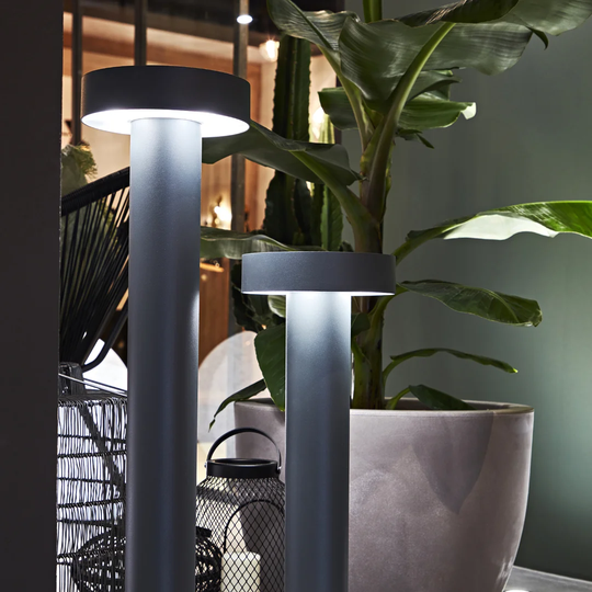 Tesla Grey Metal Pathway Lights