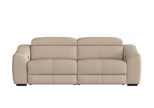 Elixir 3 Seater Fabric Sofa - Beige