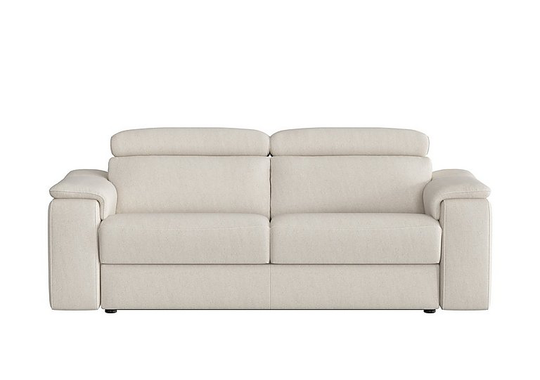 Nicoletti - Davide 3 Seater Fabric Sofa - Beige