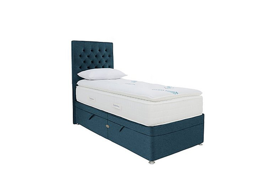 Sleepeezee - Geltouch Advanced 10000 Side-Lift Ottoman Divan Set - Single - Blue