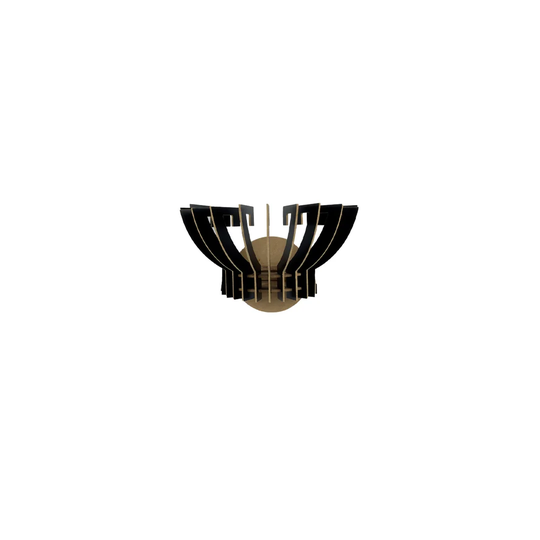 Terhune 1 - Light Dimmable Gold Flush Mounted Sconce