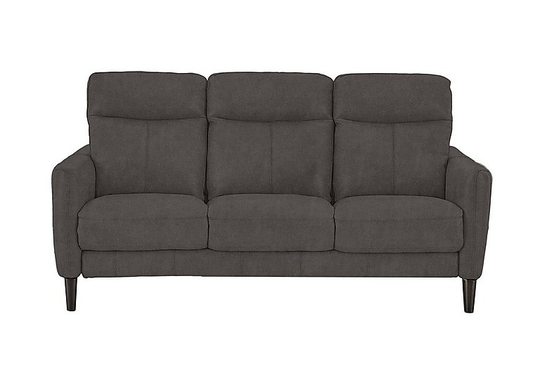 Compact Collection Petit 3 Seater Fabric Sofa - Grey
