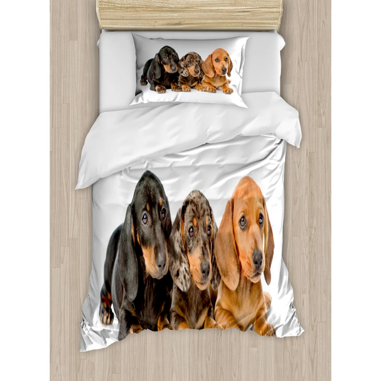 Sloan Brown 100% Brushed Microfibre Duvet Cover Set