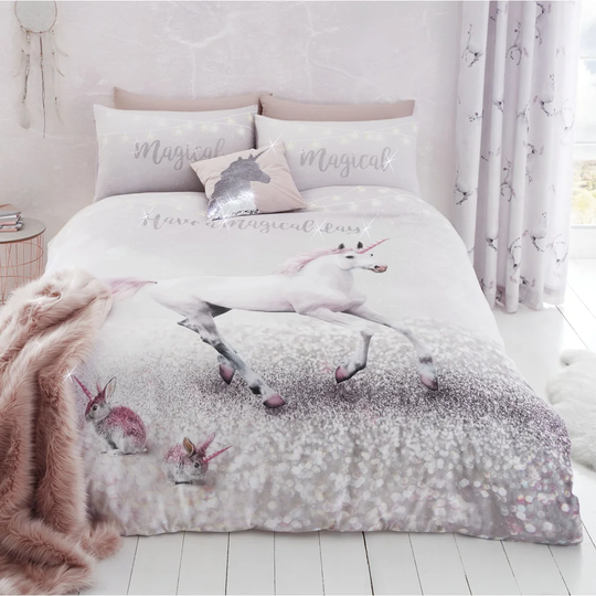 Enchanted Unicorn Easy Care Duvet Cover Set