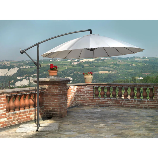 Seydou 3m Hexagonal Wall Mounted Parasol