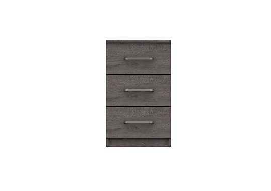 London Bedrooms Blackfriars - Blackfriars 3 Drawer Bedside Cabinet