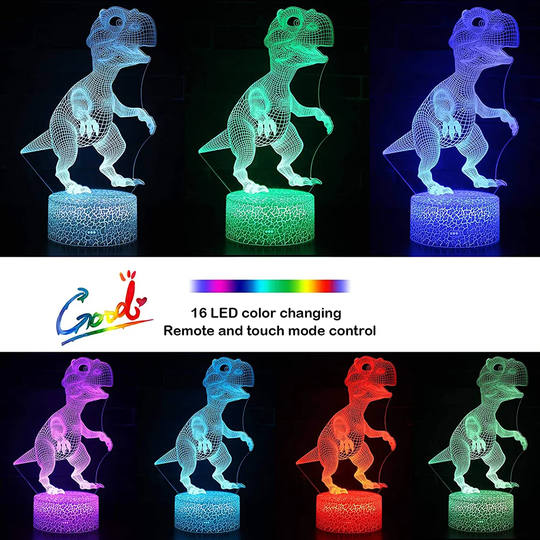 Waldo Parrot-Billed Dragon 10 Light Night Light