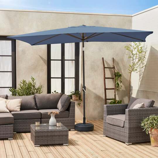2x3m Rectangular Centre Pole Parasol