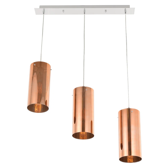 Liyuan 3 - Light Kitchen Island Cylinder Pendant